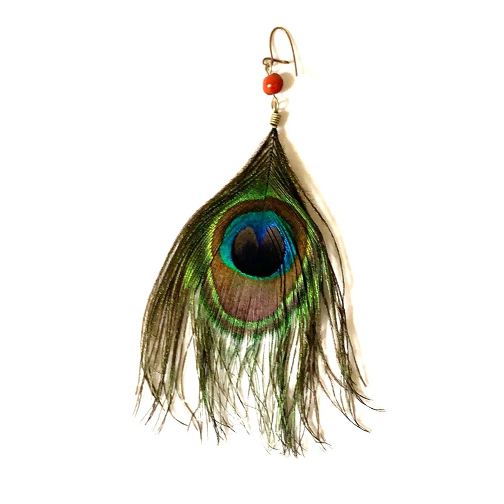 Feather earring